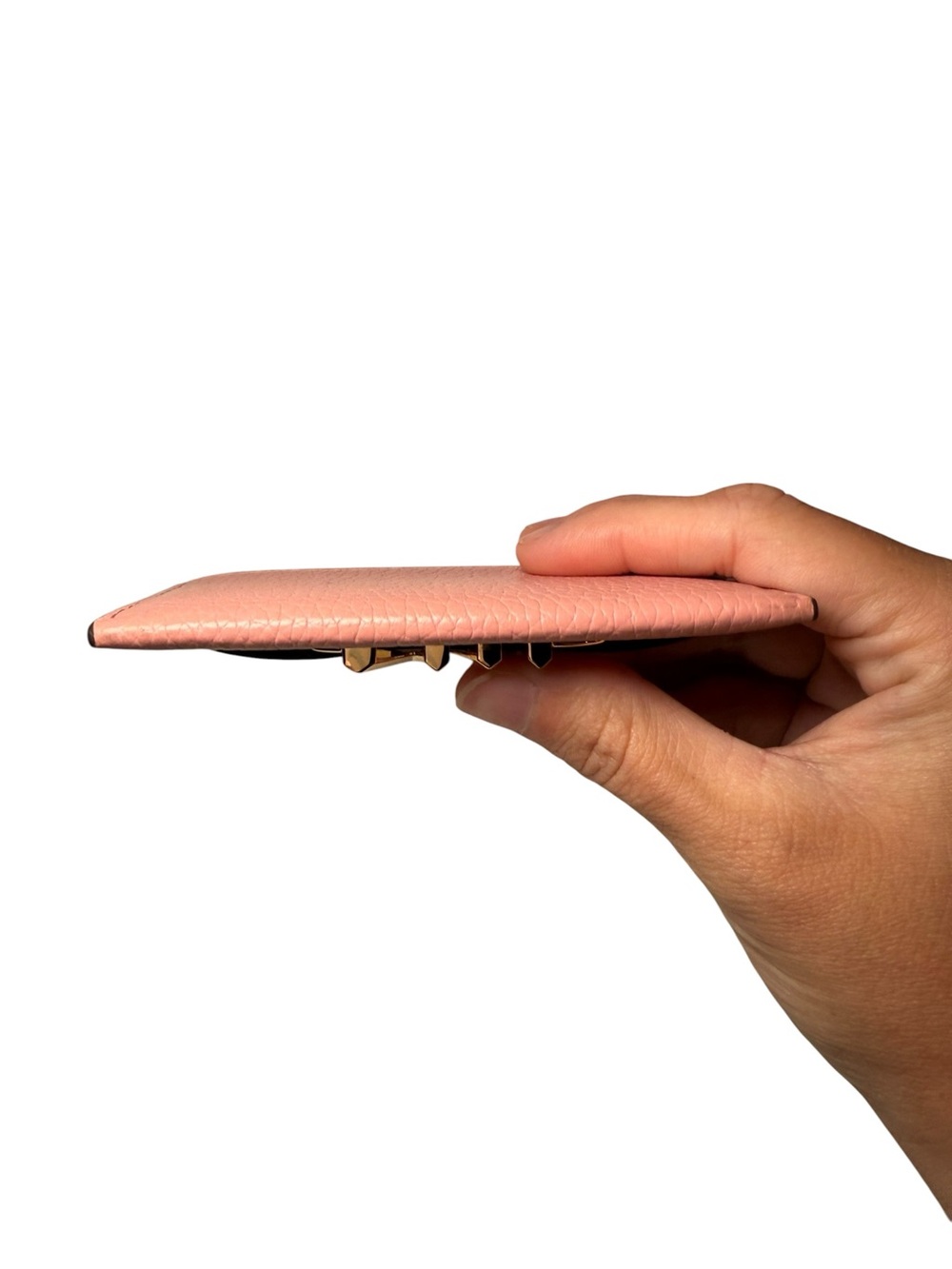Michael Kors Reed Pebbled Leather Card Case - Picture 6 of 7